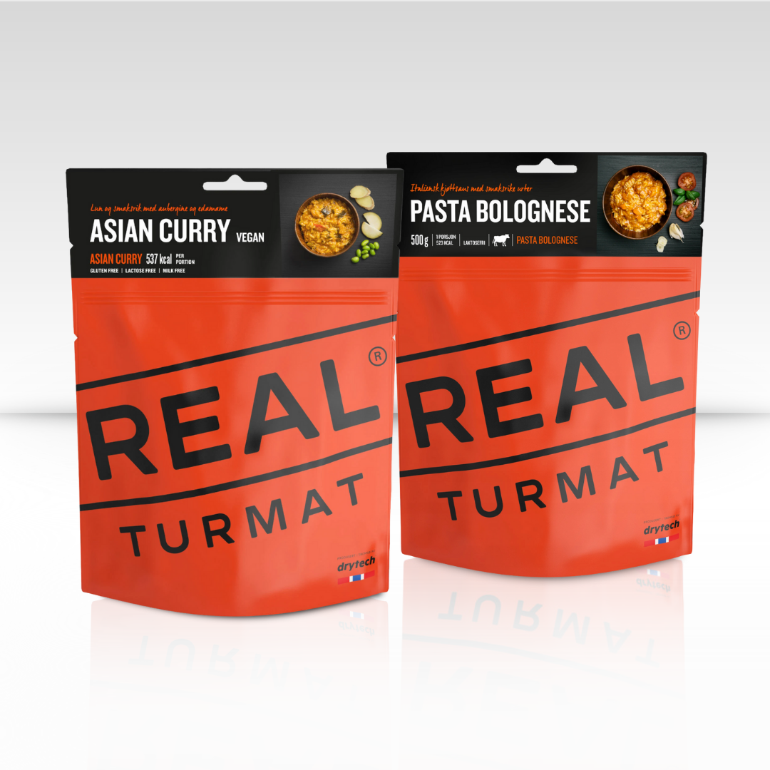 Real Turmat Set Asian Curry & Bolognese
