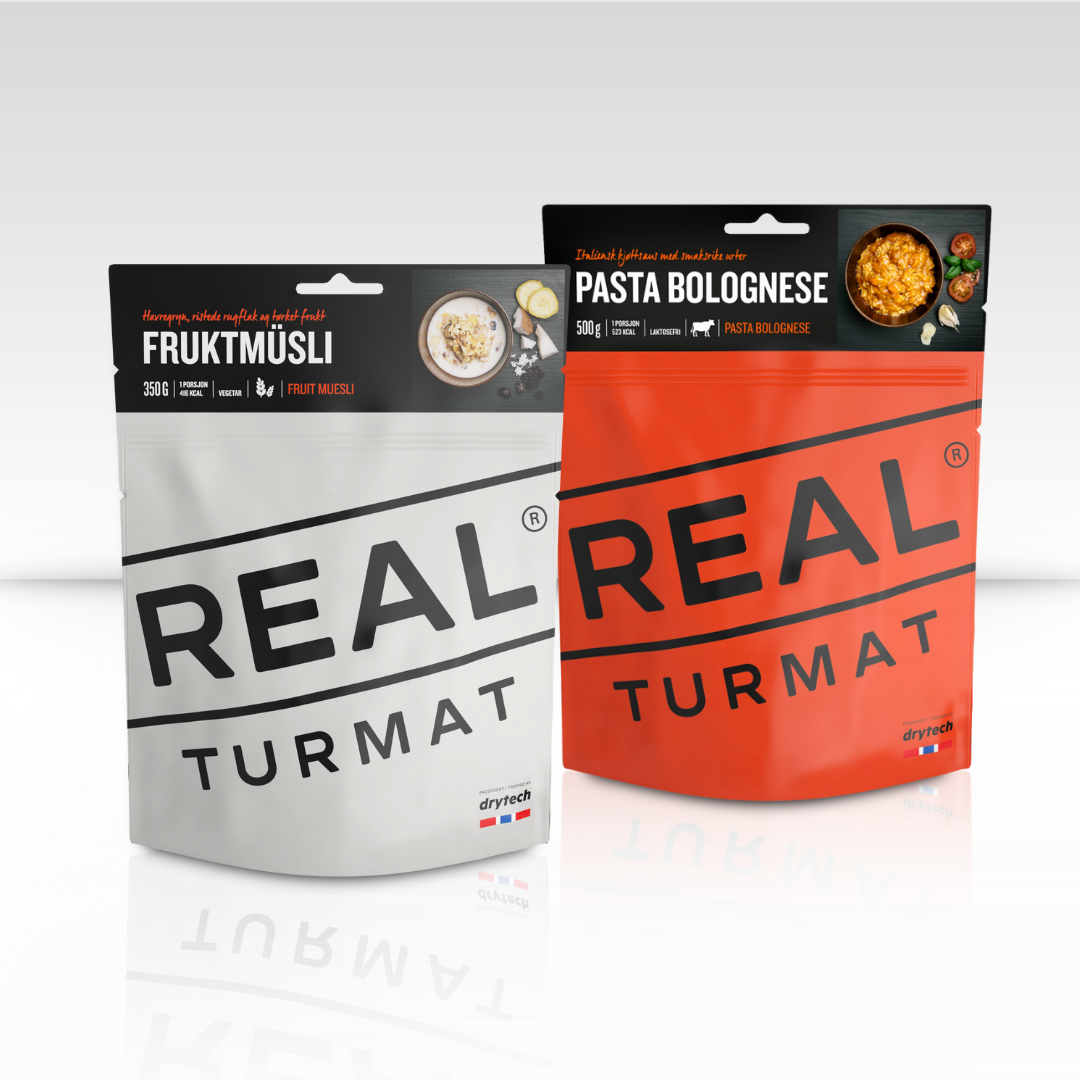 Real Turmat Set Pasta Bolognese & Fruit Musli