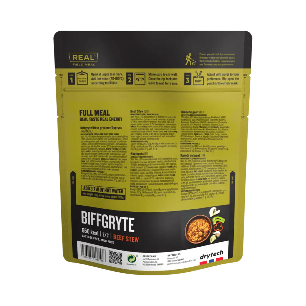 REAL Field Meal Beef Stew