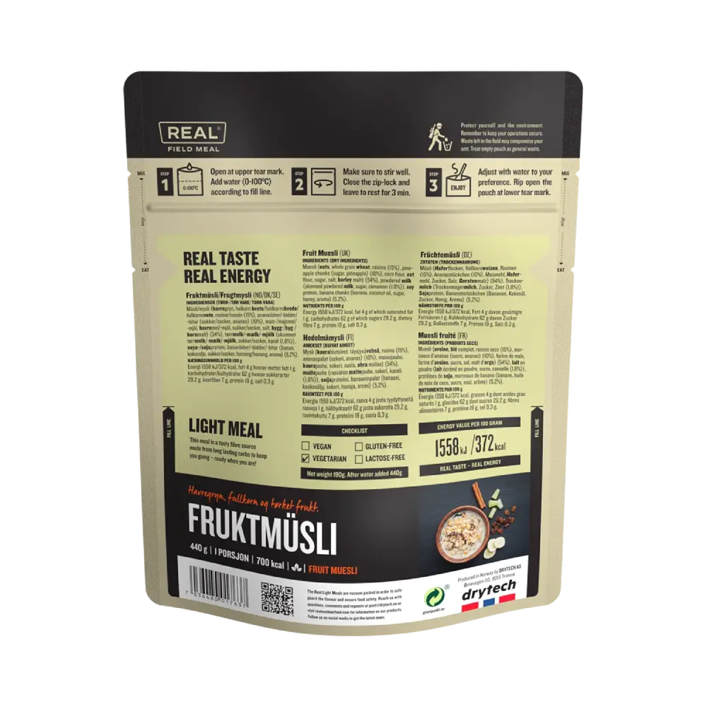 REAL Field Meal Fruit Muesli