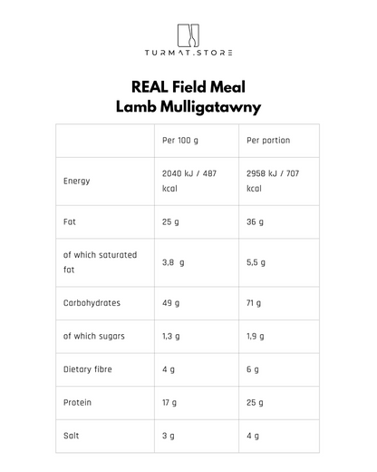 REAL Field Meal Lamb Mulligatawny