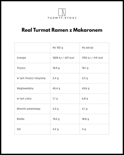 Real Turmat Ramen z Makaronem
