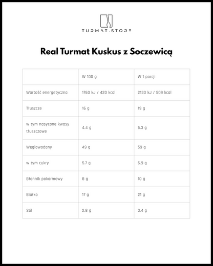 Real Turmat Kuskus z Soczewicą