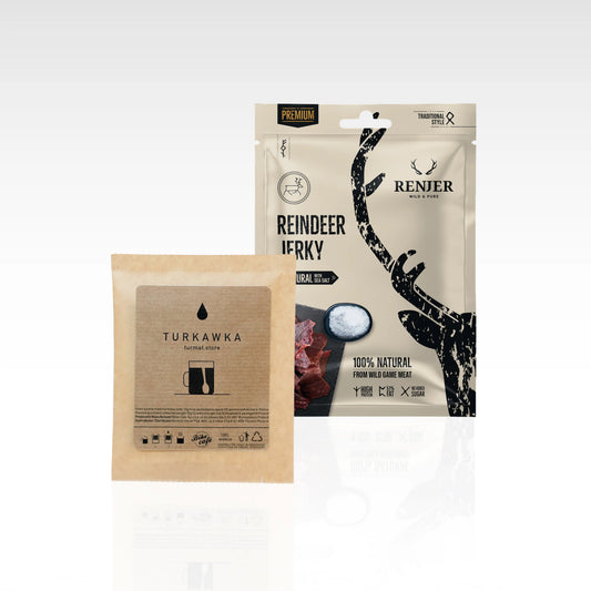 RENJER Reindeer Jerky Sea Salt & Turkawka