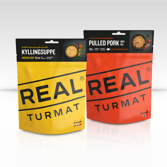 Real Turmat Set Chicken Soup & Pulled Pork