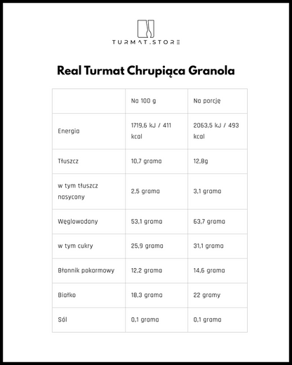 Real Turmat Chrupiąca Granola