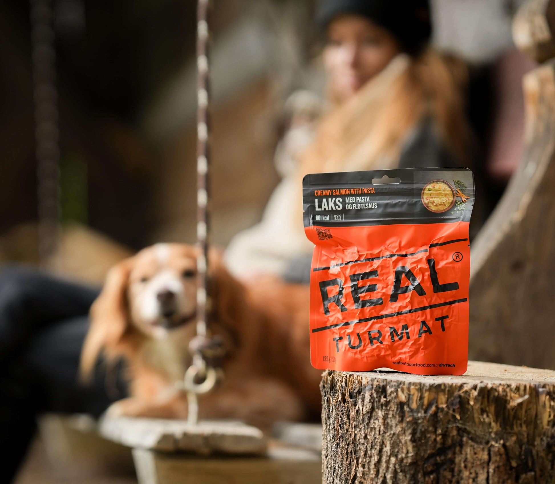 Real Turmat Creamy Salmon with Pasta
