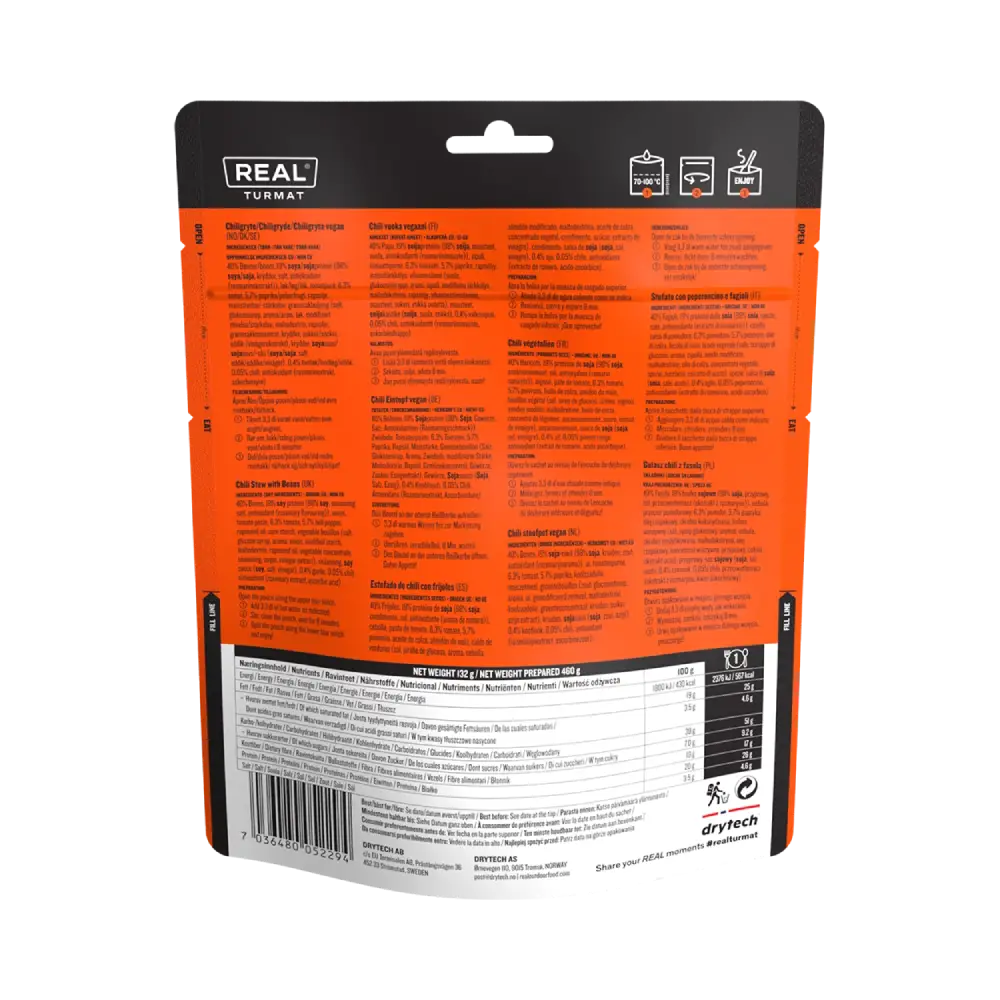 Real Turmat Chilli guláš s fazolemi