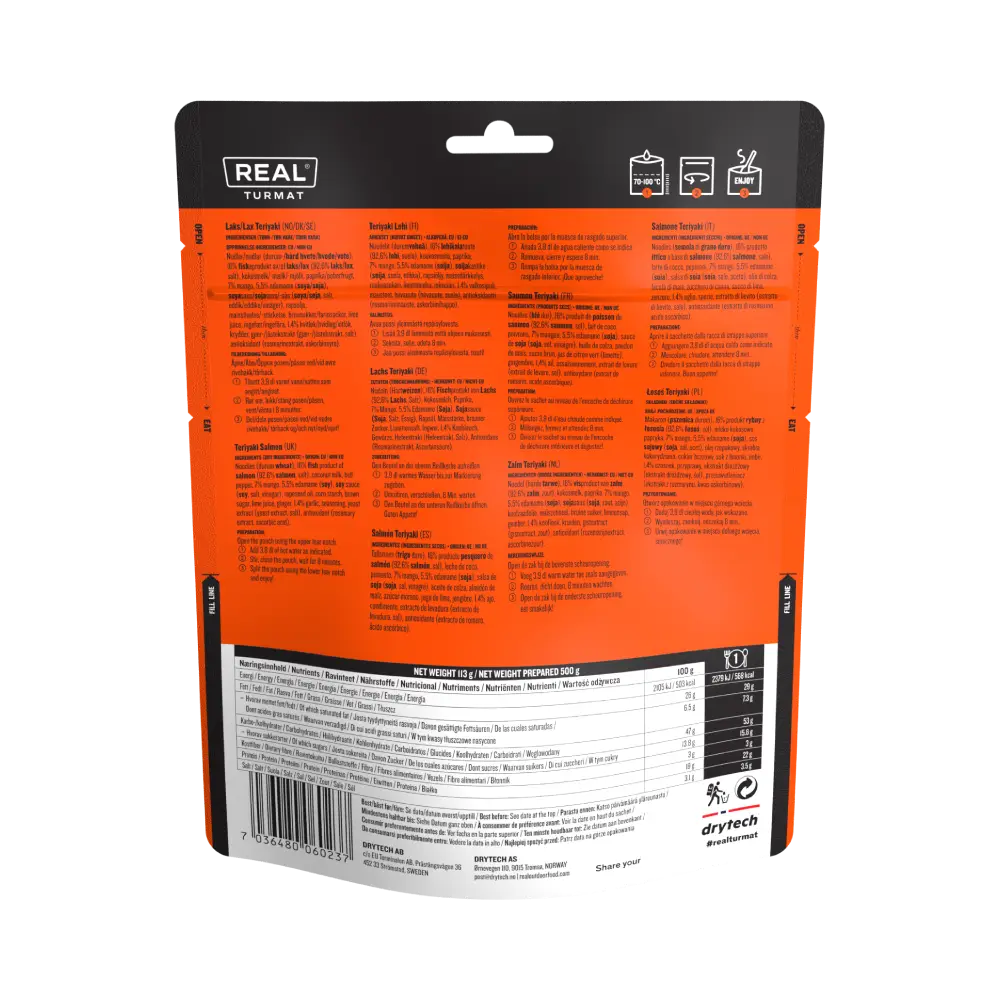 Real Turmat Teriyaki Salmon