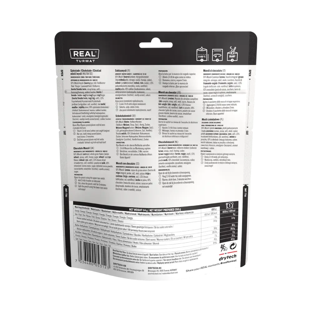 Real Turmat Chocolate Muesli