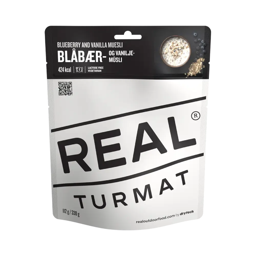 Real Turmat Blueberry and Vanilla Muesli