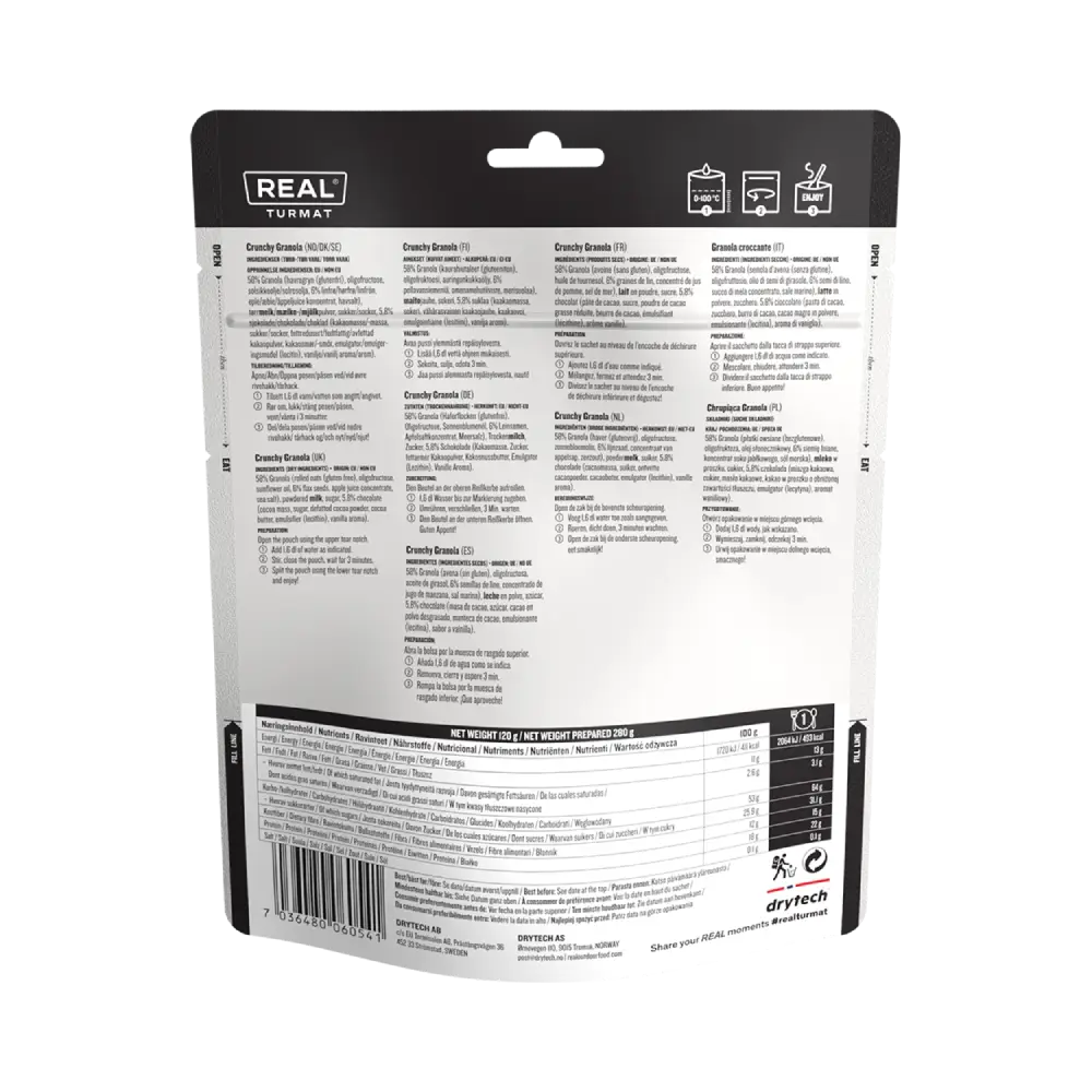 Real Turmat Crunchy Granola