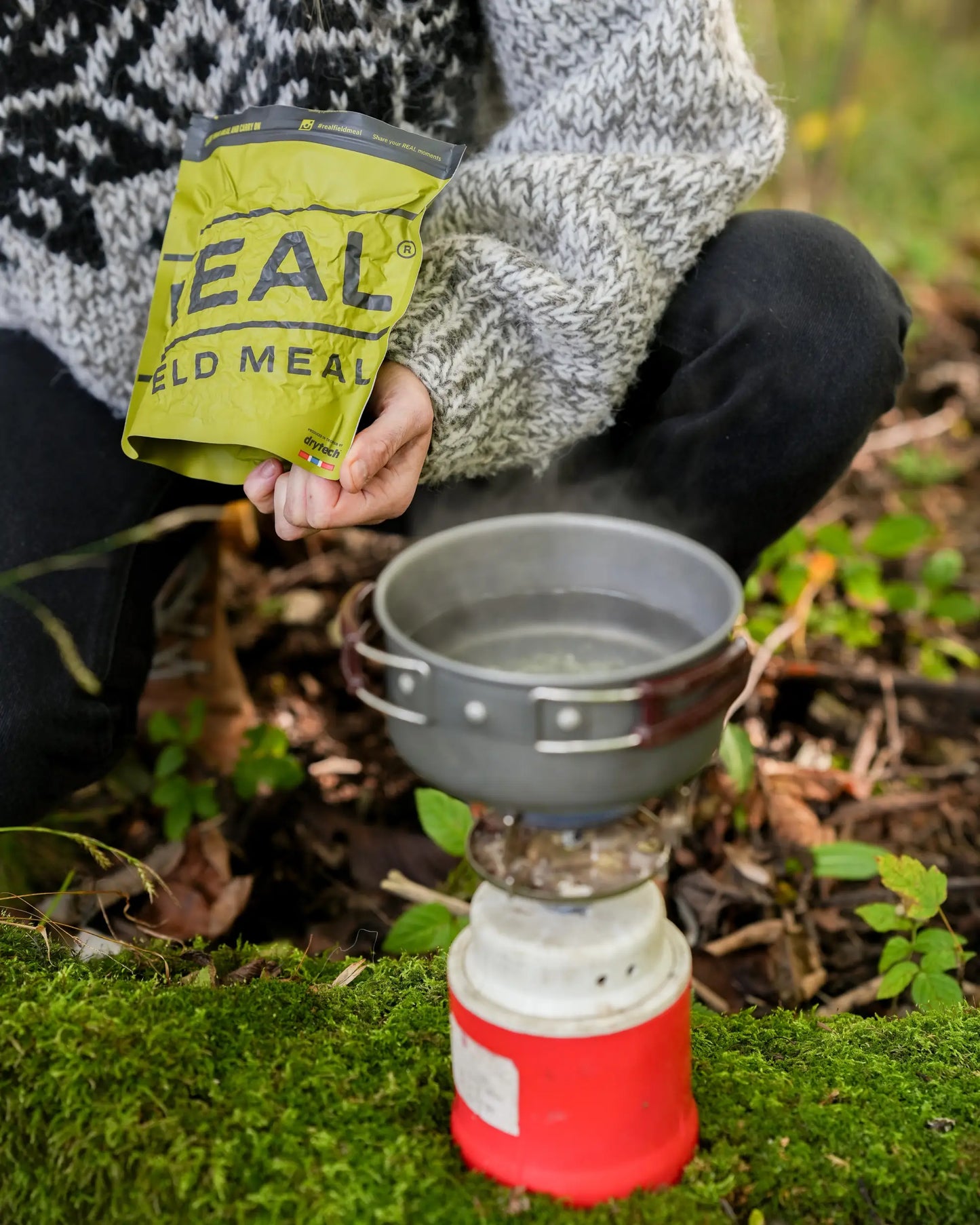 REAL Field Meal Krémové těstoviny s vepřovým masem
