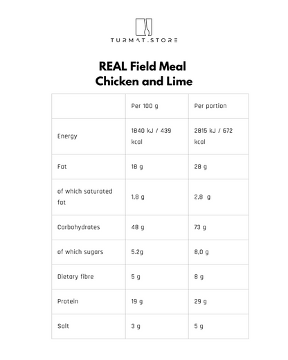 REAL Field Meal Chicken and Lime