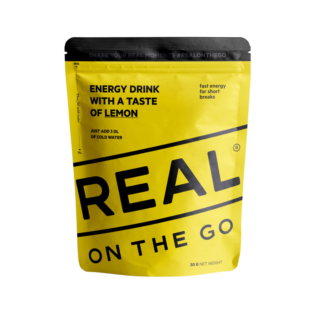 REAL On the Go napój energetyczny o smaku cytrynowym