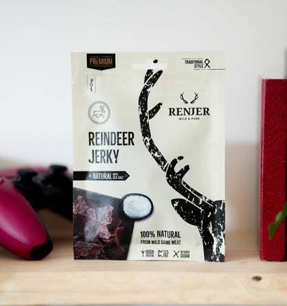 RENJER Reindeer Jerky Sea Salt 25g