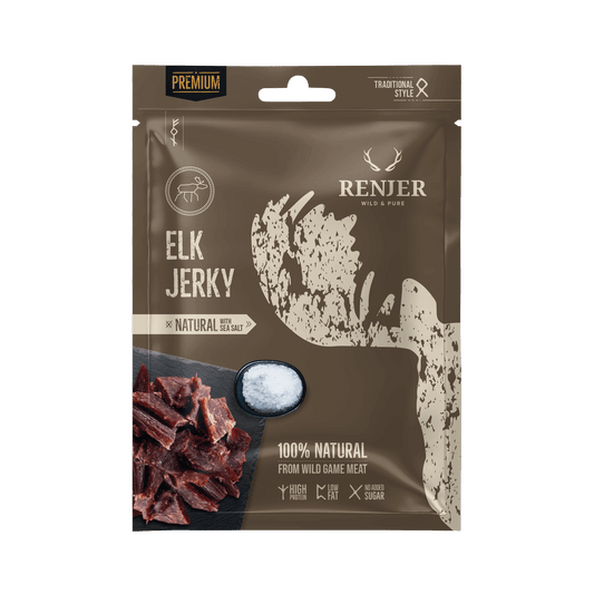 RENJER Elk Jerky Sea Salt 25g