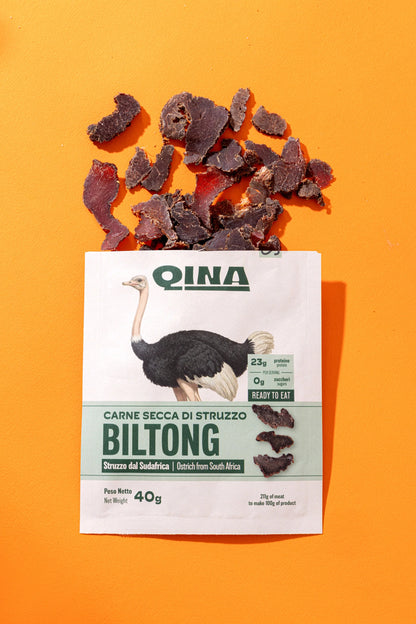 QINA Ostrich Sliced Biltong