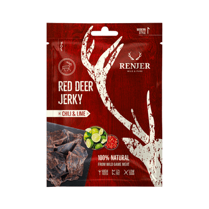 RENJER Jerky Jeleń z chili i limonką 25 g