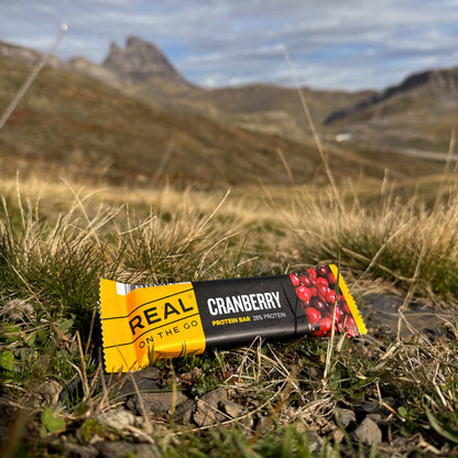 REAL On the Go Cranberry Protein Bar
