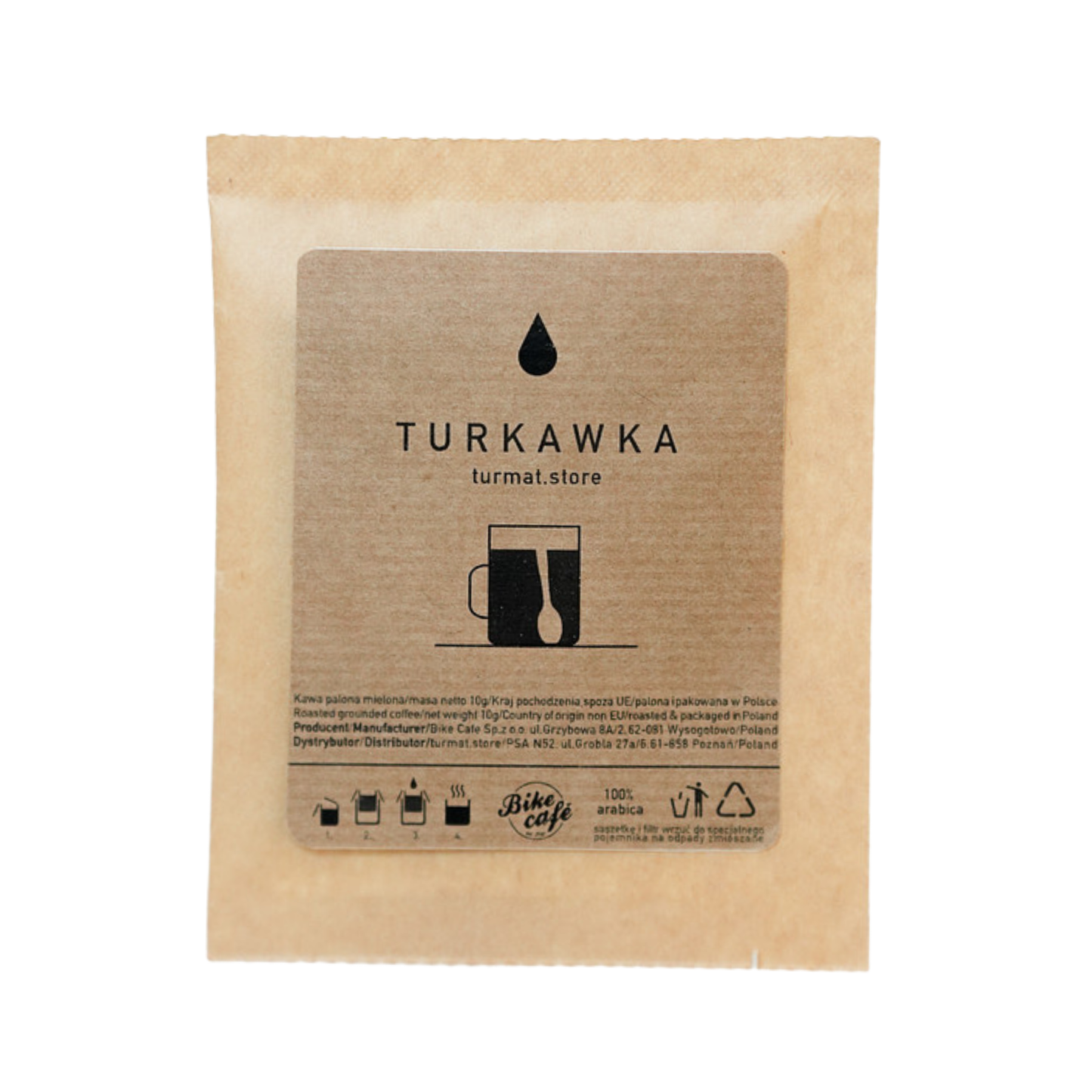 Turkawka káva v sáčku