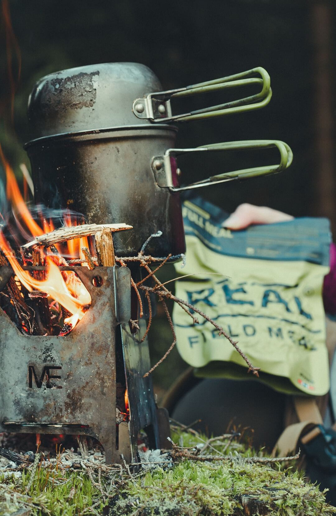 REAL Field Meal Creamy Salmon with Pasta