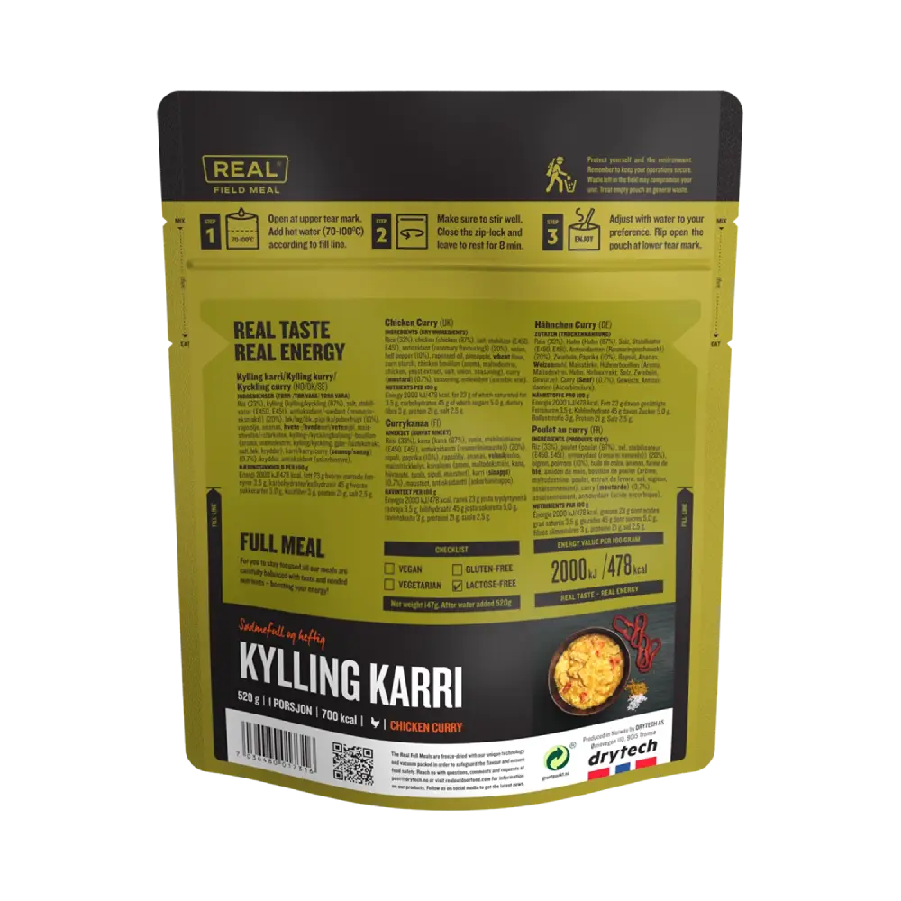 REAL Field Meal Kurczak Curry