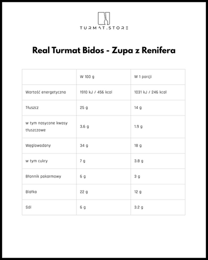 Real Turmat Bidos - Zupa z Renifera